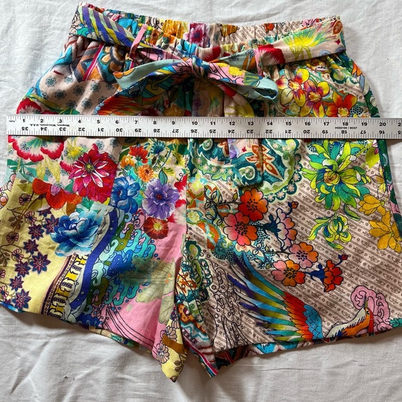 NWT S JOHNNY WAS DREAMER LINEN SHIRT/SHORTS SET - Picture 10 of 14